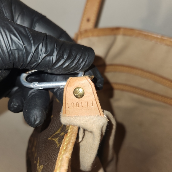 Louis Vuitton Brown Monogram Tote Bag - Picture 6 of 7